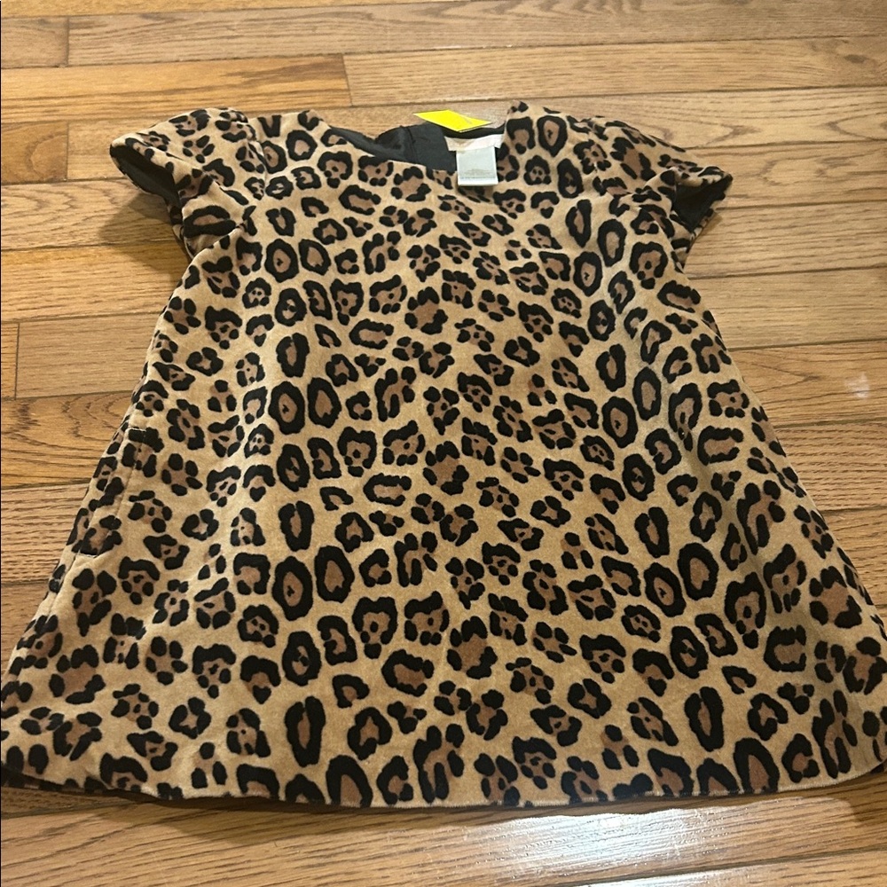Janie and Jack Leopard Print Short Sleeve Tee